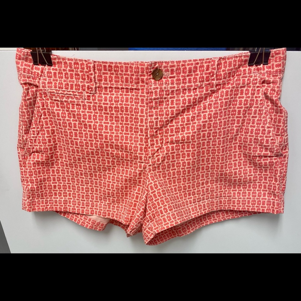 Gap Orange/tangerine Laser Print Summer Shorts size 10
